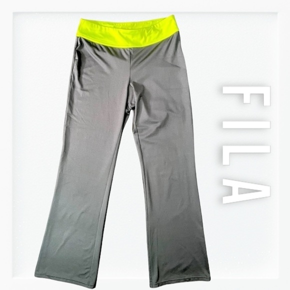 Fila Grey Bootcut Yoga Pants sz S - Picture 1 of 11